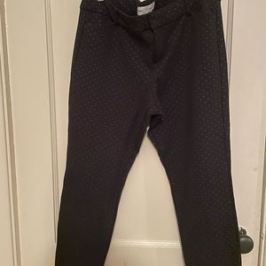 Black polka dot pixie pants
